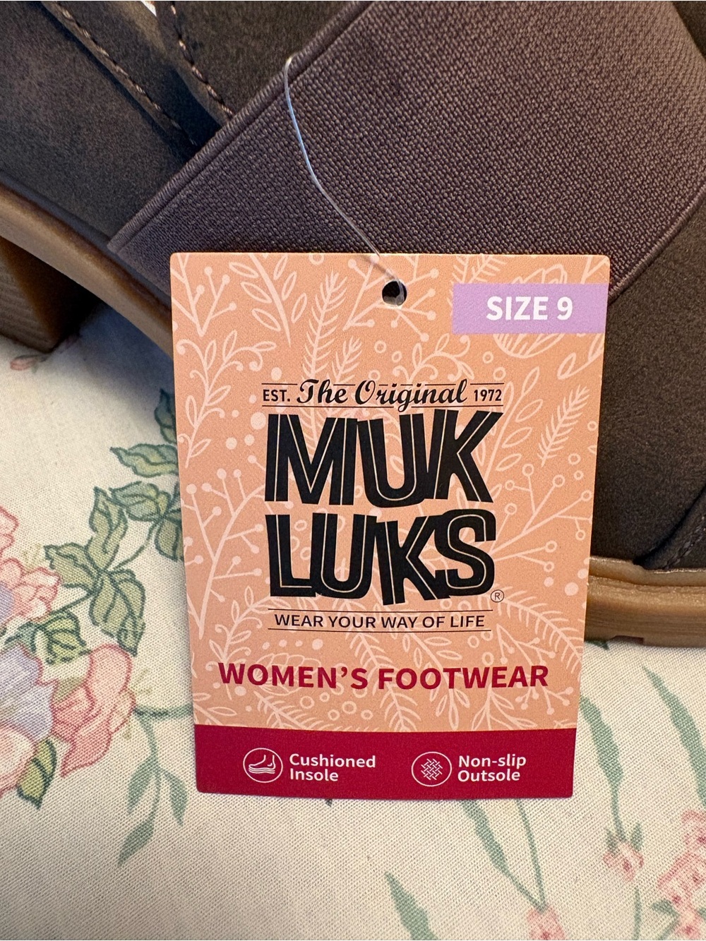 Muk Luks Women's adorable Slip-On Ankle Boot in Brown